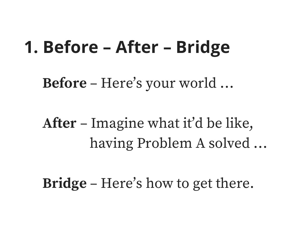 Before-after-bridge